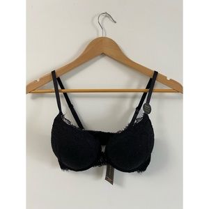 UK New Look Black Lace Bra Size 32D